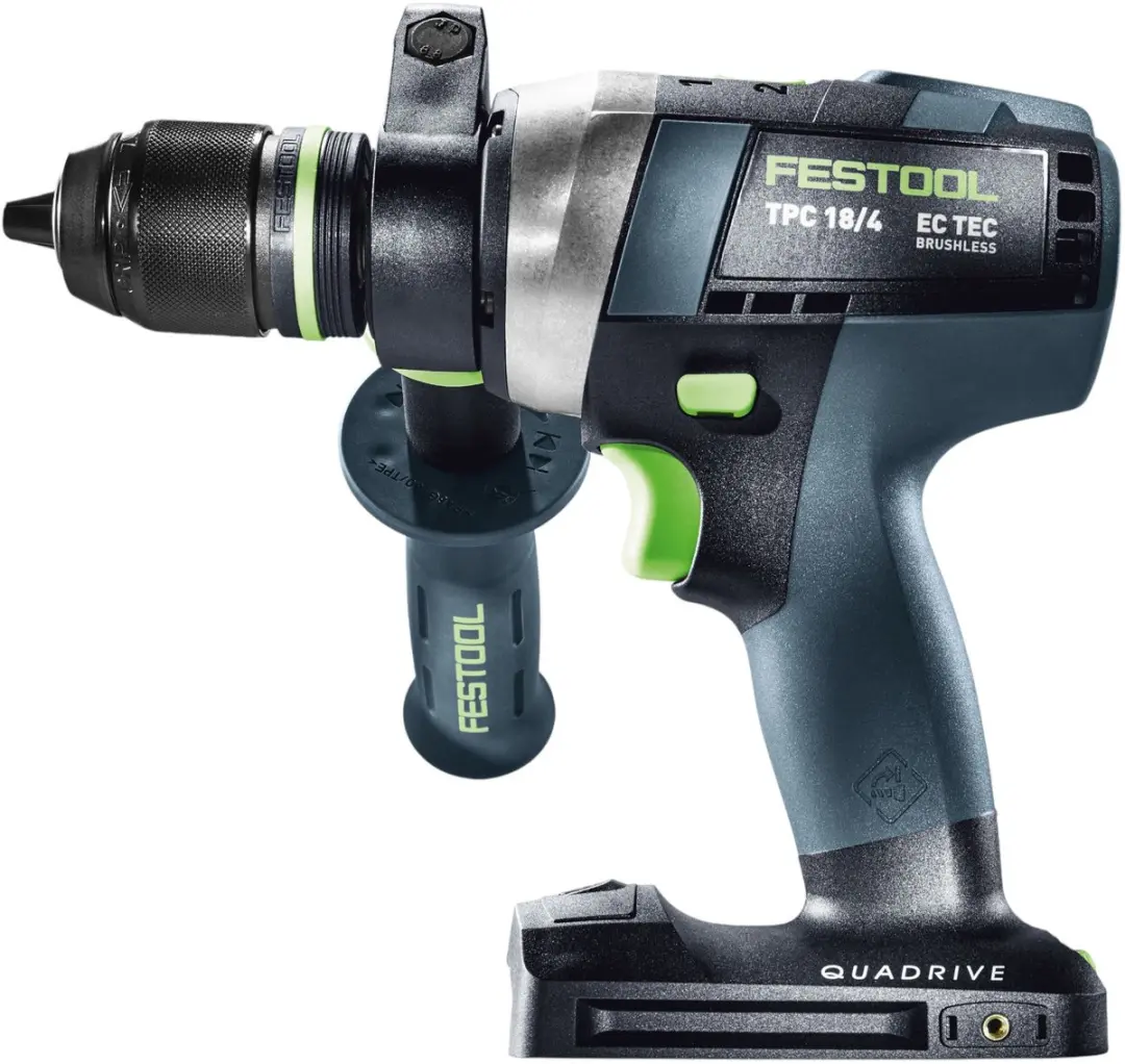 Festool TPC 18/4-Basic-Set Accu-Slagboormachine 75Nm - 3x Accu 4,0Ah