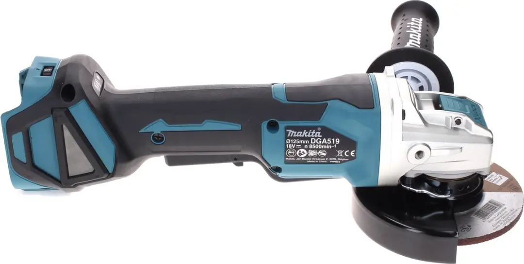 Makita DGA 519 RF Haakse Slijper 18V 125mm Brushless - 2x 3.0Ah Accu + Lader