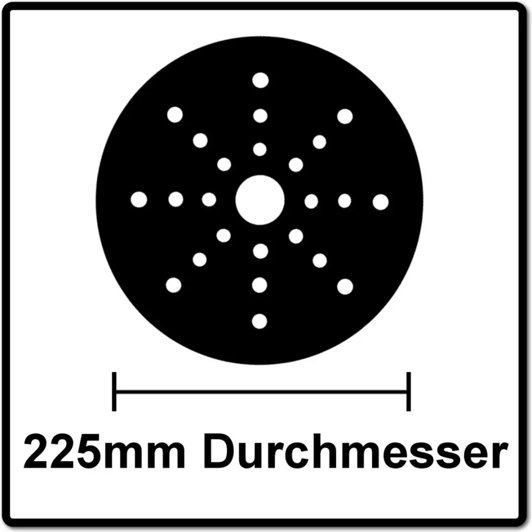 Mirka LEROS Softauflage MIW9514611 - 225mm - Metaal