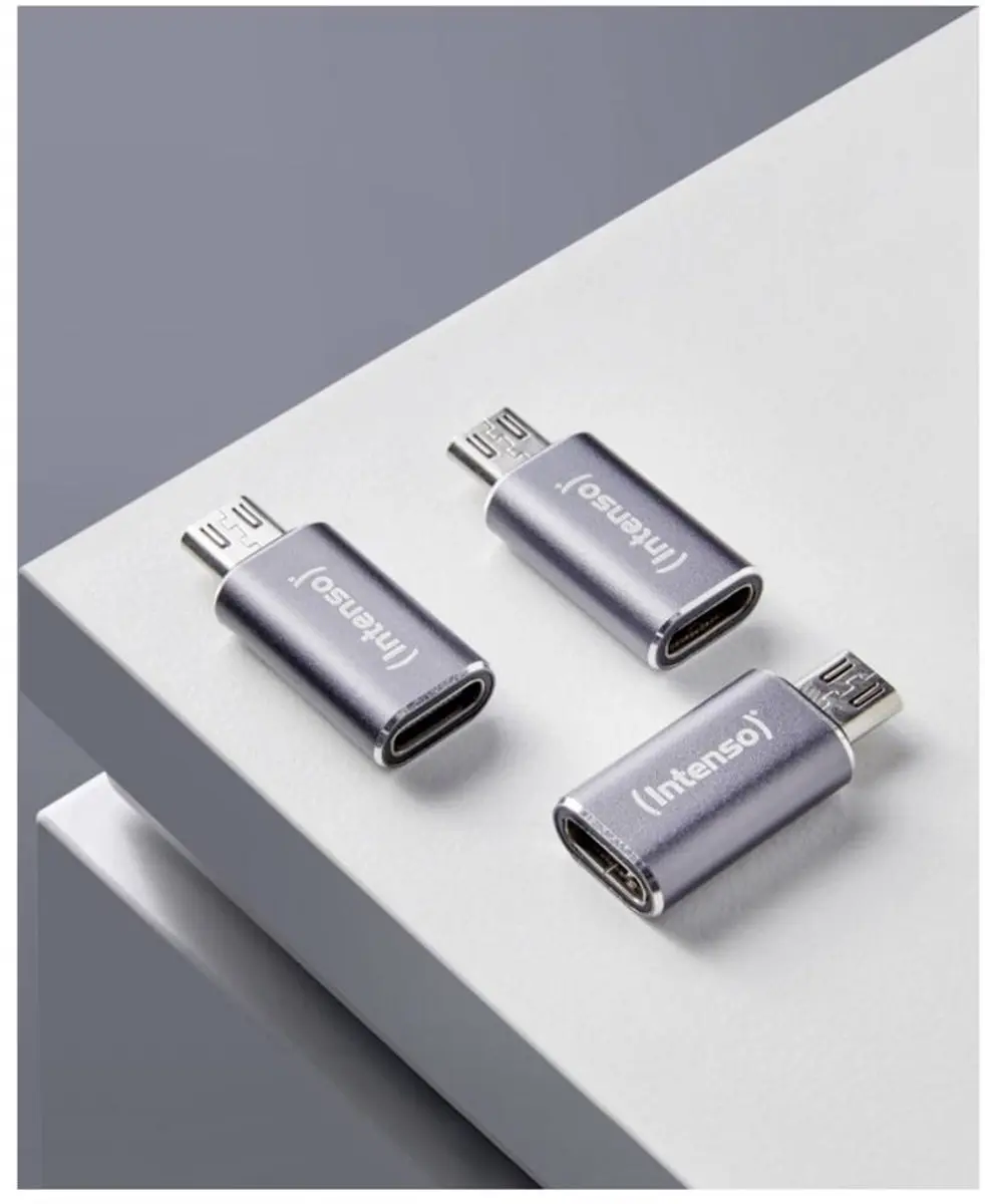 Intenso USB 2.0 Adapter 7600213 - 3 Stuks - Antraciet - afbeelding 6 van 6