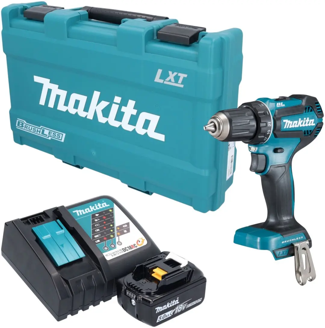 Makita DDF485RT1K Accuboormachine 18V 50Nm Borstelloos