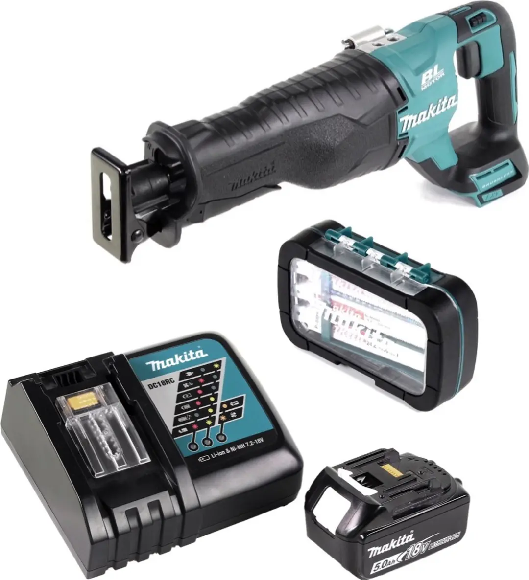 Makita DJR187RT Accu Reciprozaag 18V - 5,0Ah + Oplader