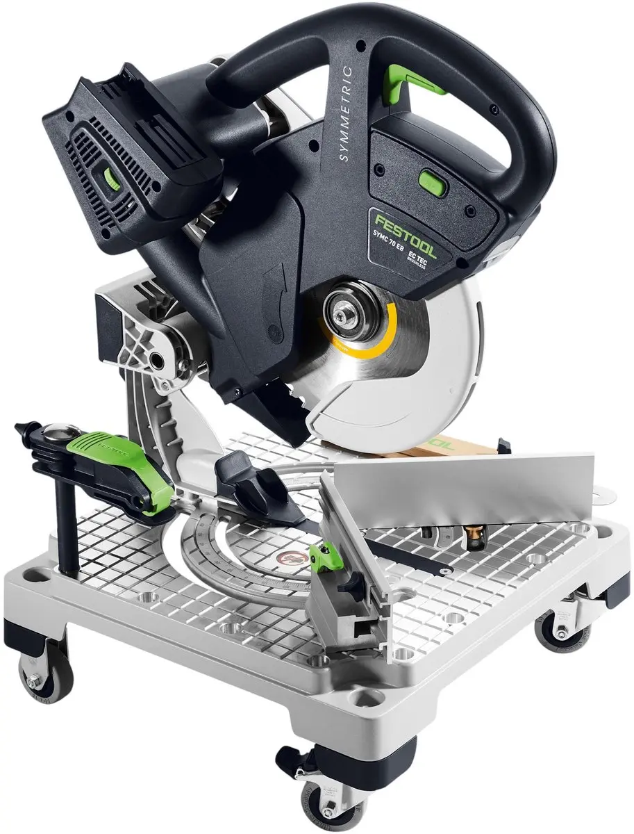 Festool SYMC 70 EB-Basic Accu-Profielzaag 216mm - 36V (2x18V) - 2x 8,0Ah Accu + Lader