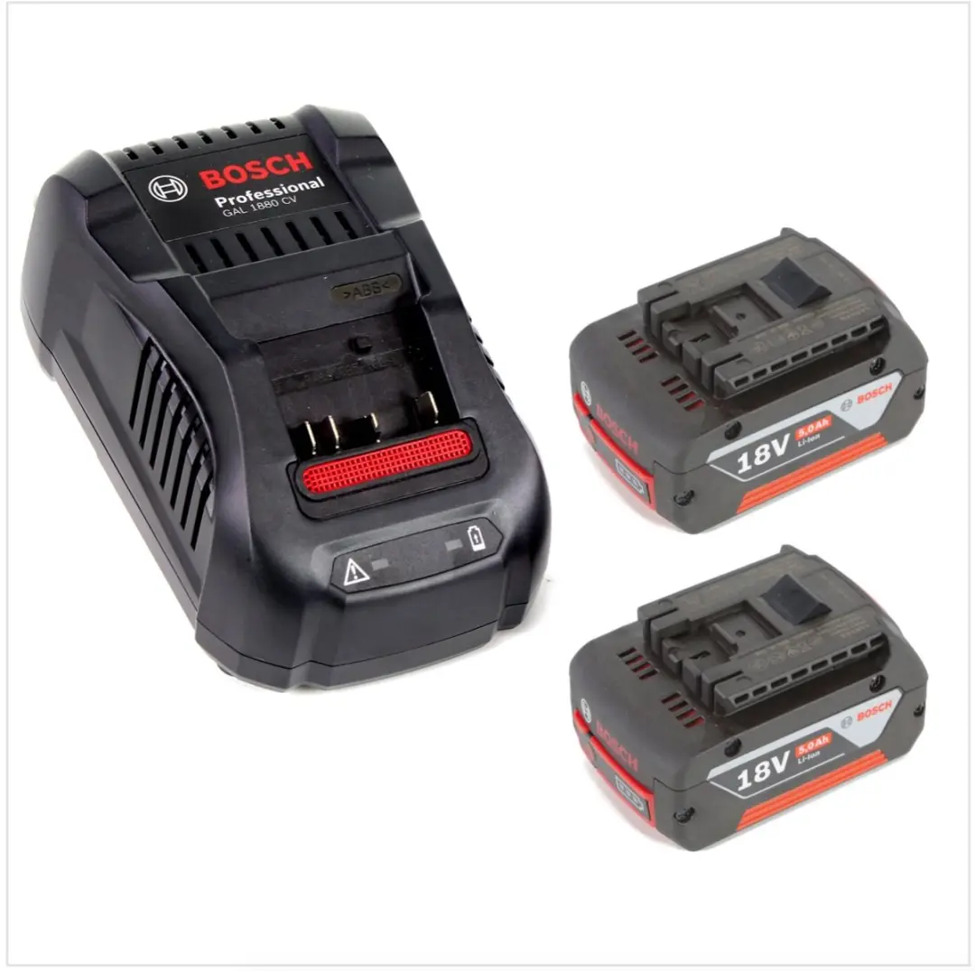 Bosch GBL 18V-120 Accubladblazer - 2x 5.0Ah Accu + Lader