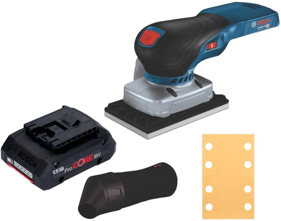 Bosch Professional GSS 18V-13 Accu-Excentrische Schuurmachine 100x110mm