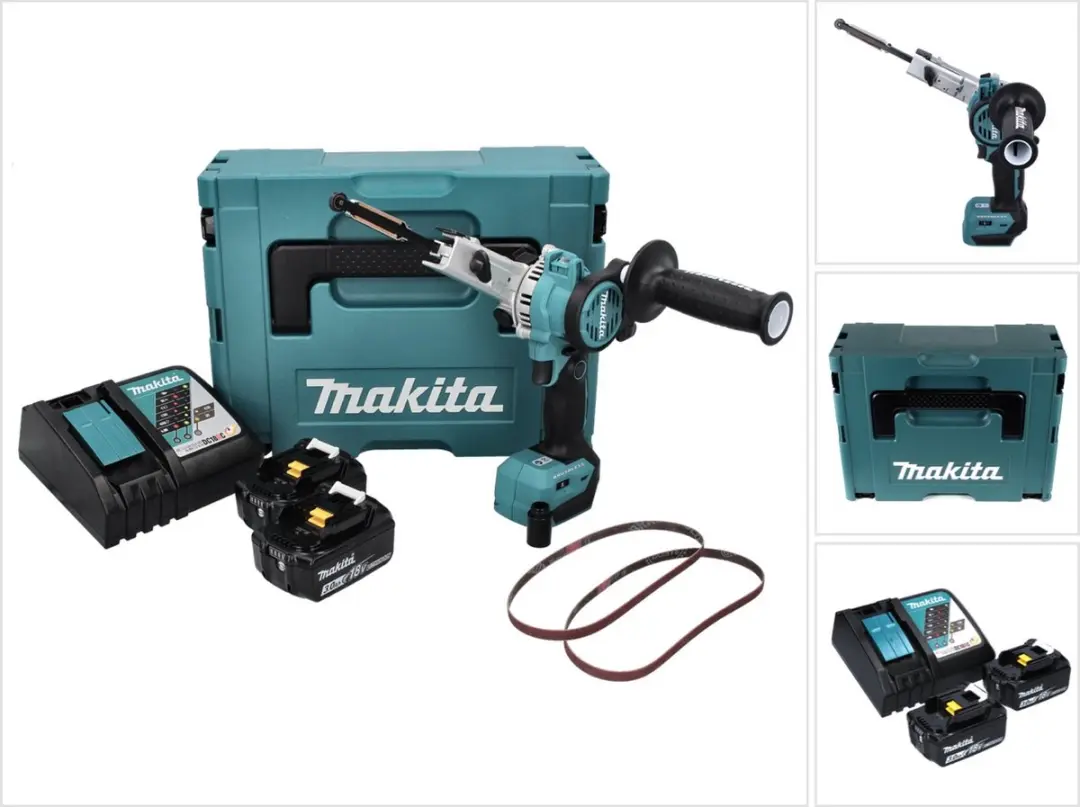 Makita DBS 180 RFJ Accu-bandvijl 18V 9x533mm Borstelloos