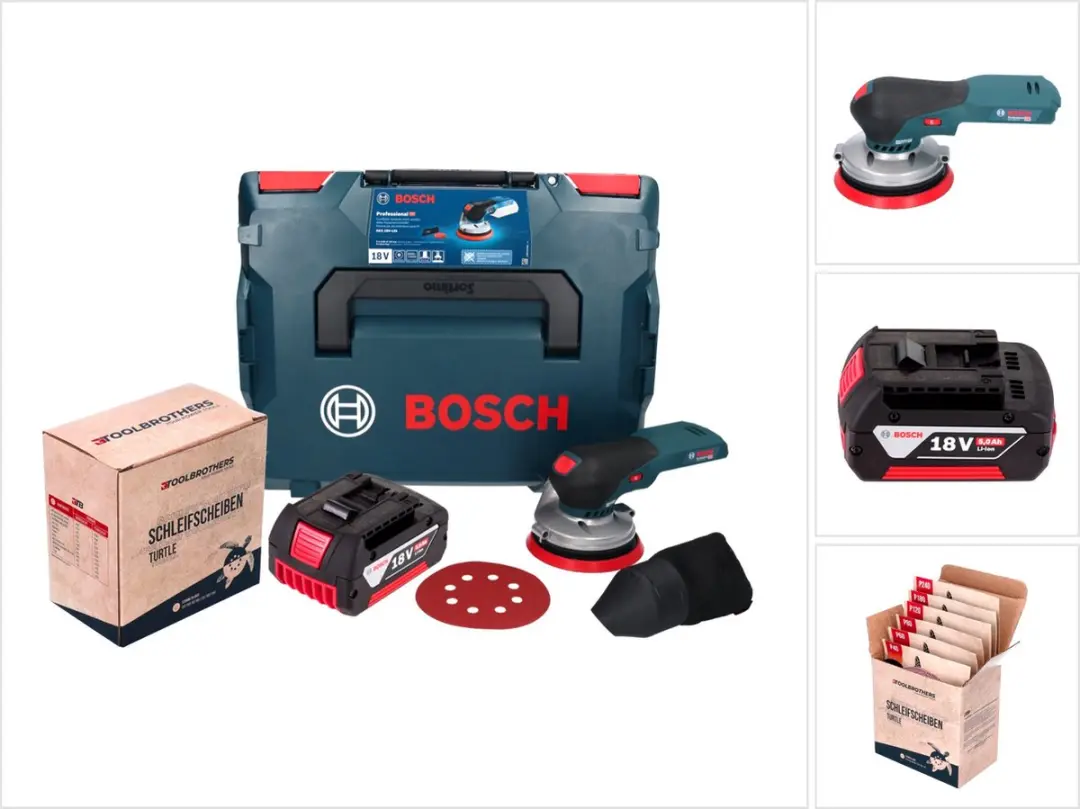 Bosch Professional GEX 18V-125 Accu-Excentrische Schuurmachine 125mm