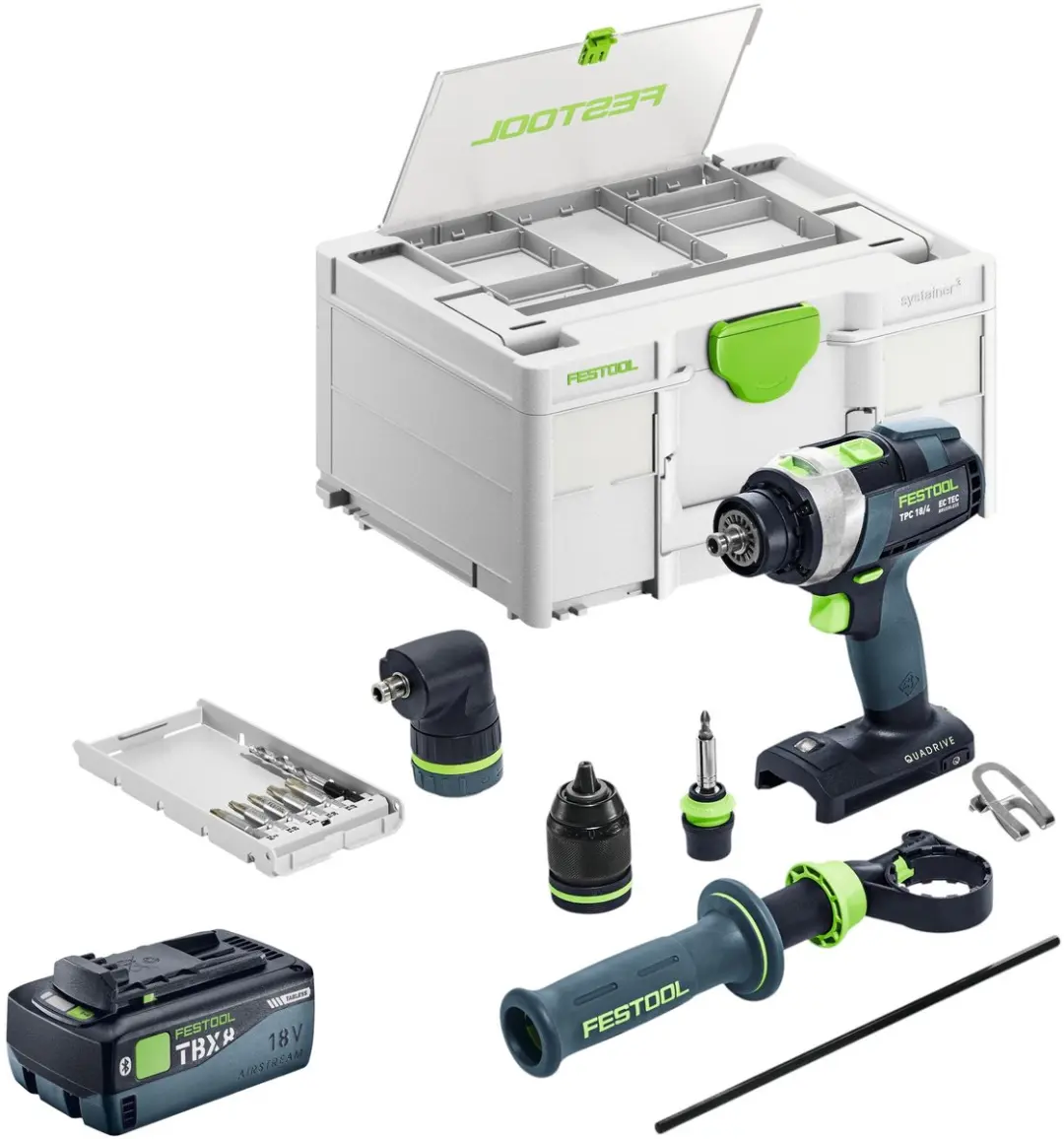 Festool TPC 18/4 Basic Set Accu-Slagboormachine 18V 75Nm