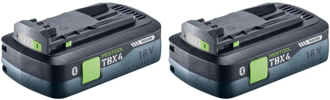 Festool AccuSet BP 18 TBX 4 C-ASI 2x 4000mAh Bluetooth