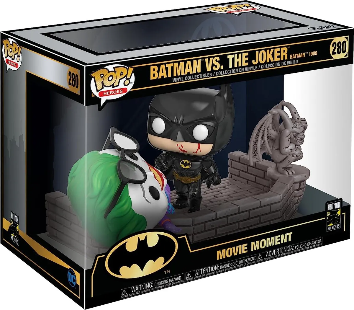 Funko Pop! Batman 80th Batman & Joker #280 FUN37250 - Multicolours