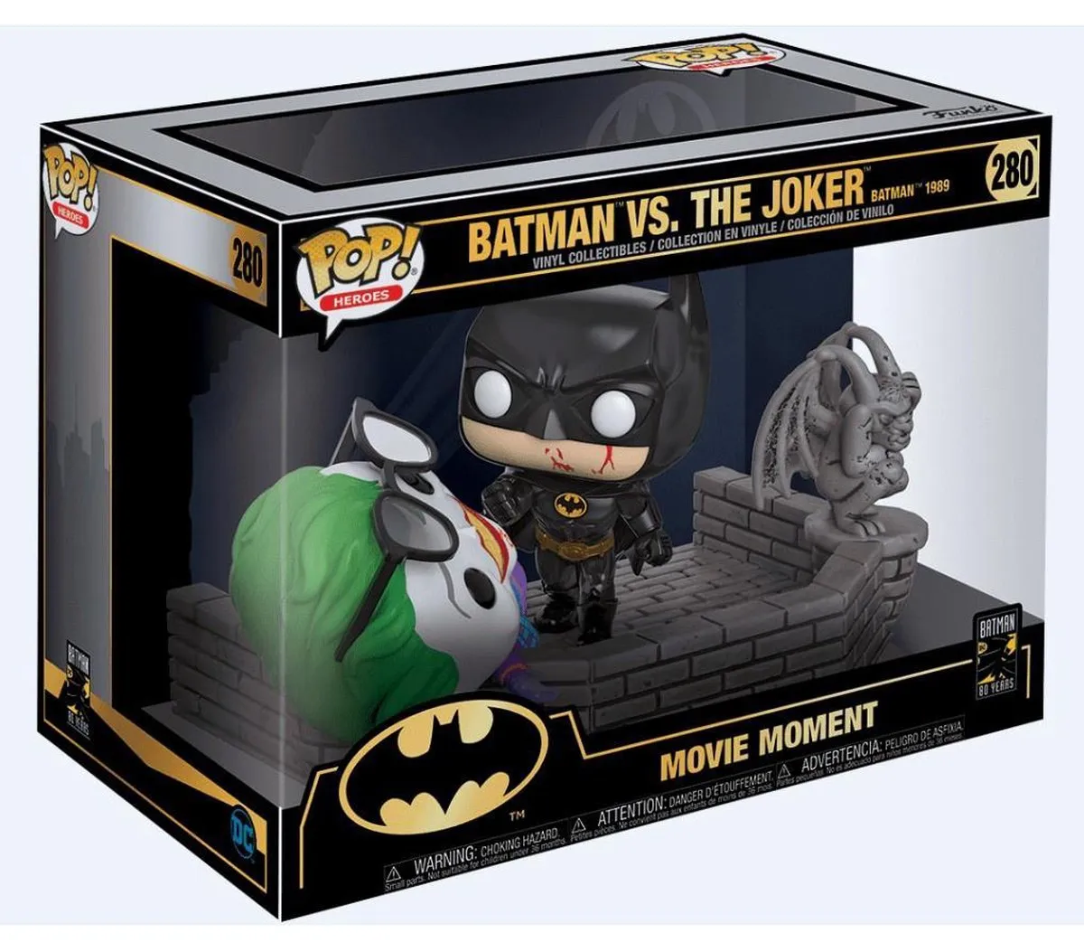 Funko Pop! Batman 80th Batman & Joker #280 FUN37250 - Multicolours