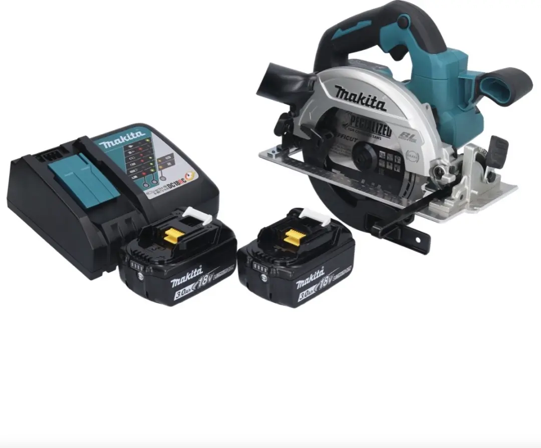 Makita DHS661RF Accu-handcirkelzaag 18V 165mm - 2x 3,0Ah + Oplader