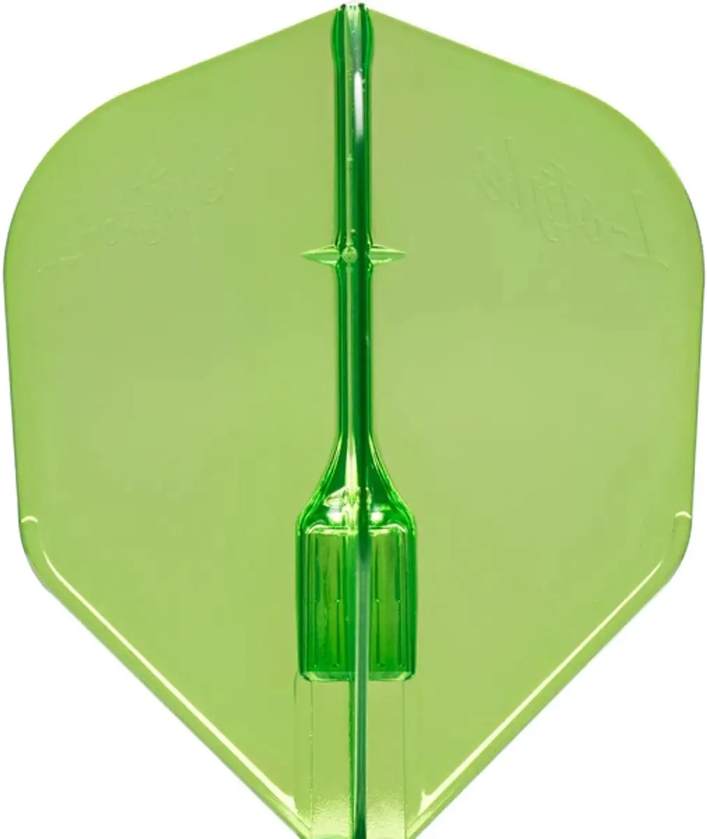 L-Style Fantom EZ L3 Shape Dartvleugels - Groen - 3 Stuks