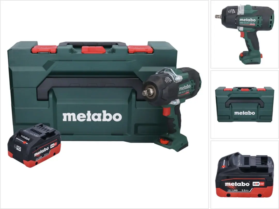 Metabo SSW 18 LTX 1450 BL Accu-Slagmoersleutel 1450Nm