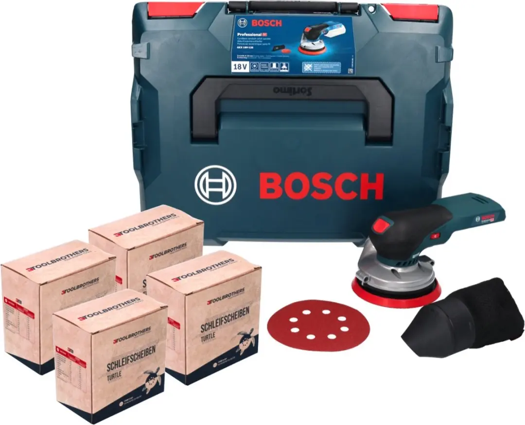 Bosch Professional GEX 18V-125 Accu-Excentrische Schuurmachine 125mm - Borstelloos