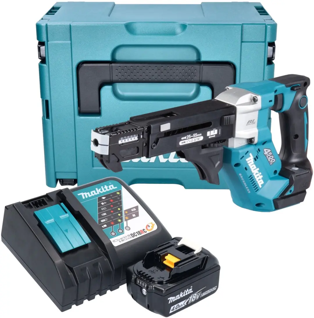 Makita DFR552RM1J Accu-magazijnschroevendraaier 18V