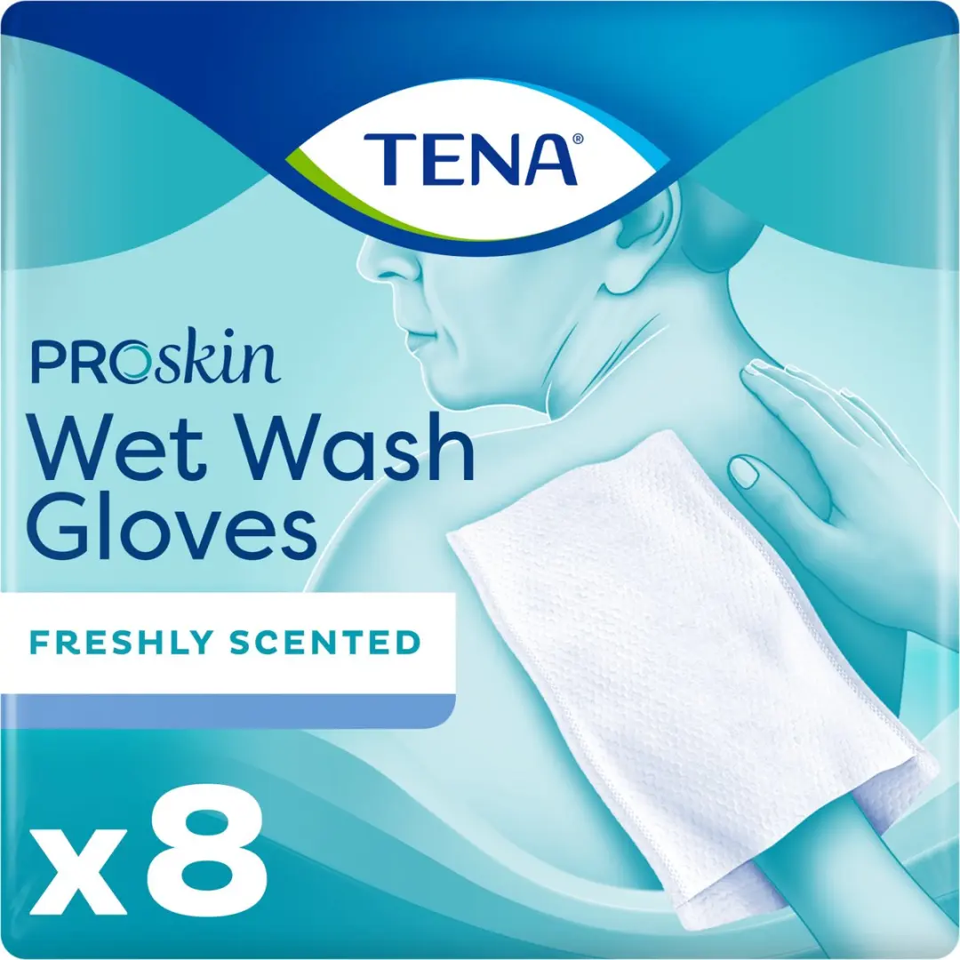 TENA Wet Wash Glove Freshly Scented