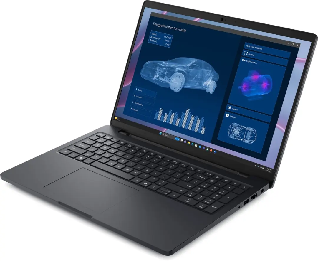 Dell Pro Max 16 MC16255 Copilot+ PC - AMD Ryzen AI 7 PRO - 32GB 512GB SSD - NVIDIA RTX PRO 500 - Zwart