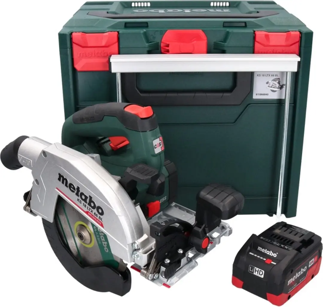 Metabo KS 18 LTX 66 BL Accucirkelzaag 165mm - 1x 8.0Ah Accu