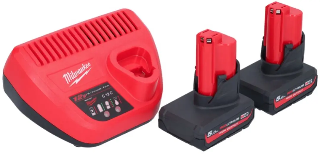 Milwaukee M12 FTB-502 Bandenfrees 12V - 7/16" Hex Brushless - 2x 5.0Ah