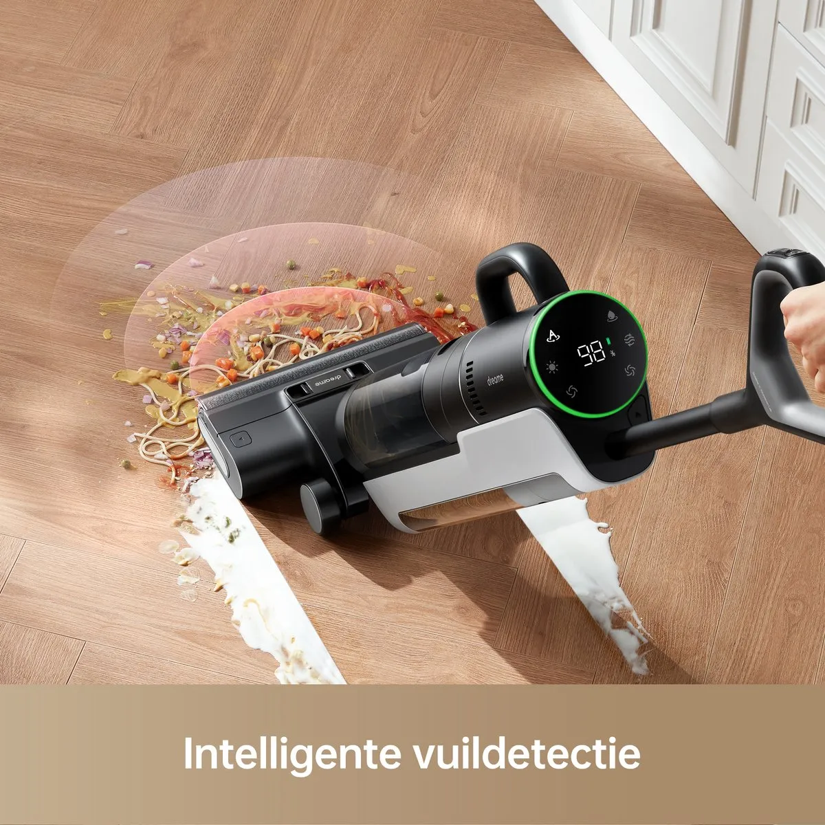 Dreame H12 Dual Smart Cleaner Stofzuiger/Dweil - 400 Airwatts - Grijs/Zwart