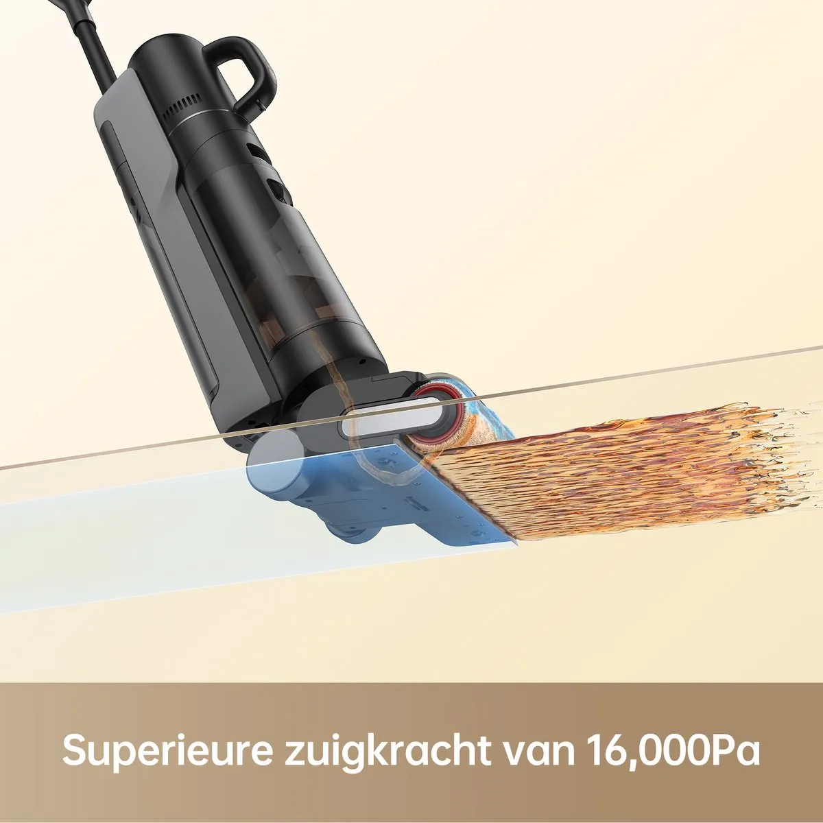 Dreame H12 Dual Smart Cleaner Stofzuiger/Dweil - 400 Airwatts - Grijs/Zwart
