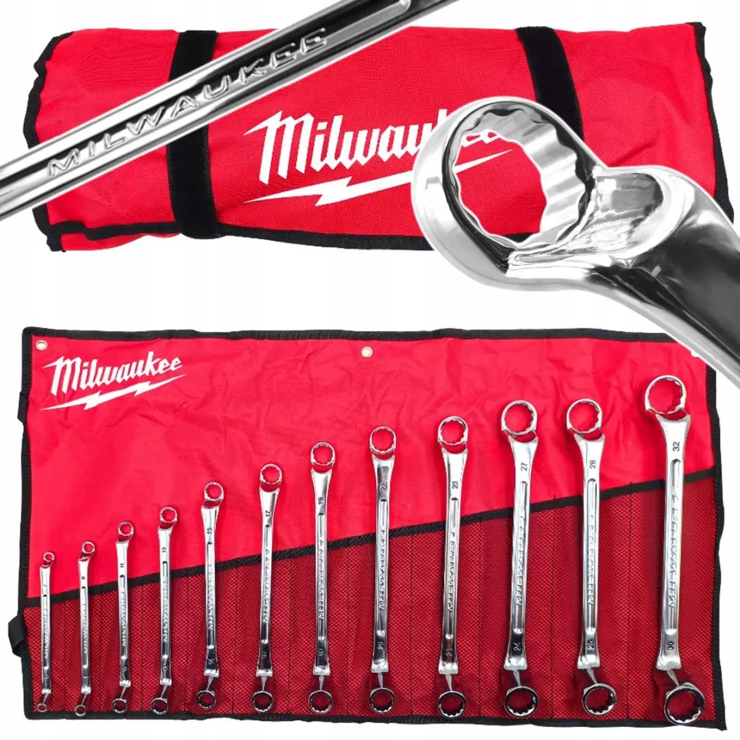 Milwaukee Ringsleutelset 12-delig 6-32mm
