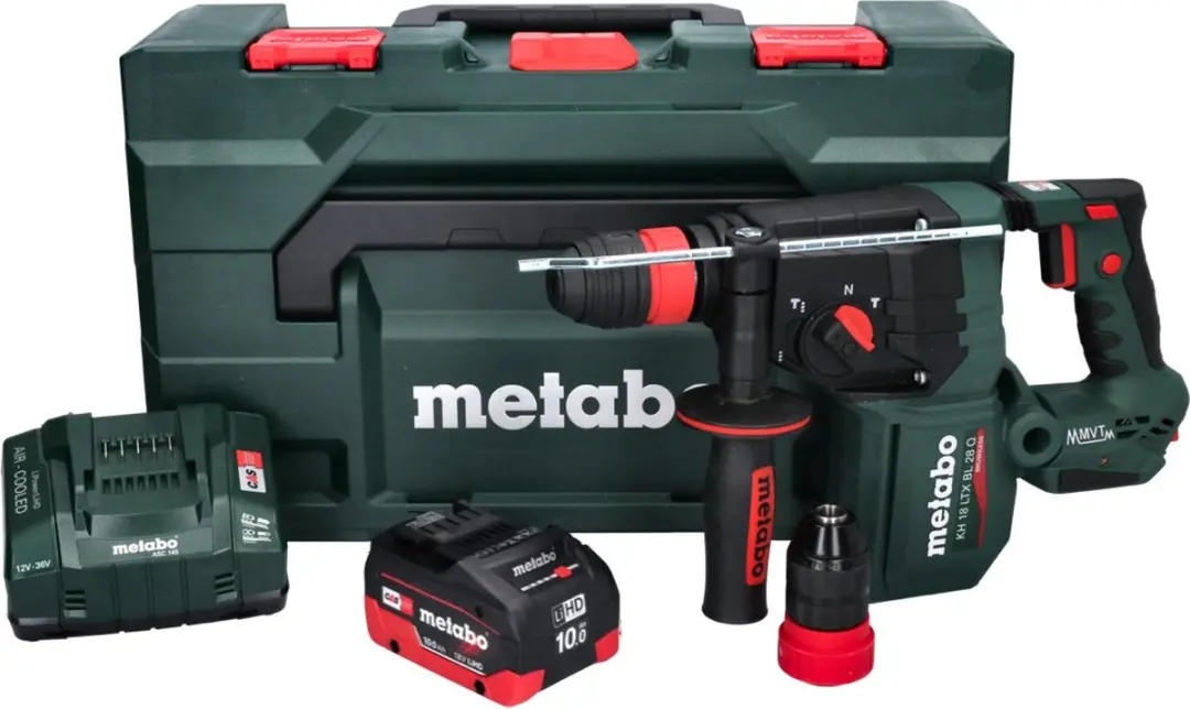 Metabo KH 18 LTX BL 28 Q Accu-boorhamer 18V - 3J SDS-plus - 10,0 Ah