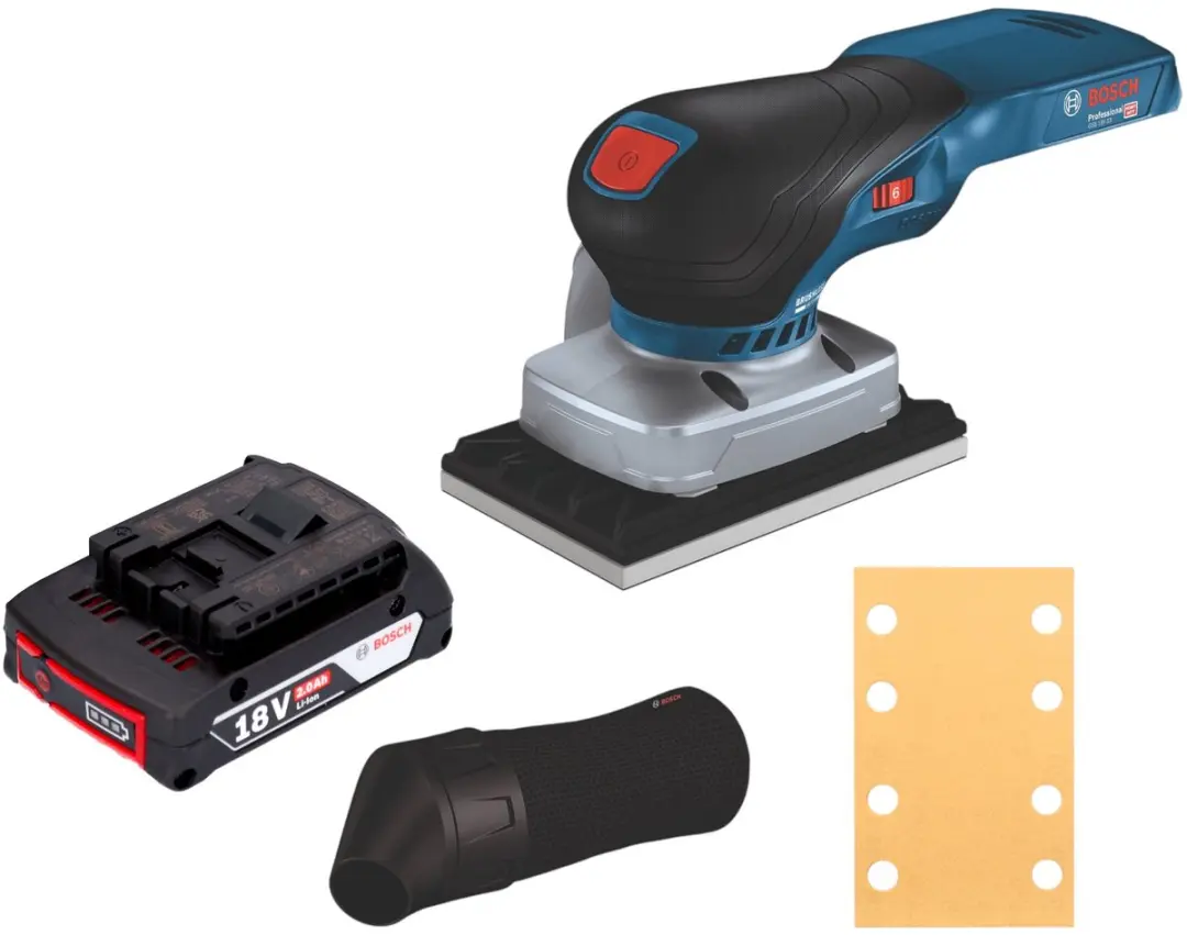 Bosch Professional GSS 18V-13 Accu-Excentrische Schuurmachine 100x110mm