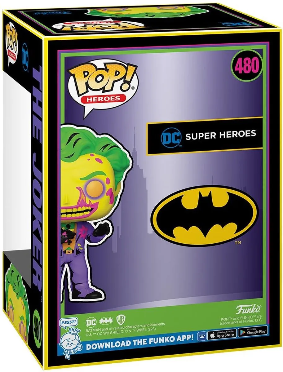 Funko Pop! Tee Box DC Comics Joker DCeased Blacklight Exclusive - Maat M