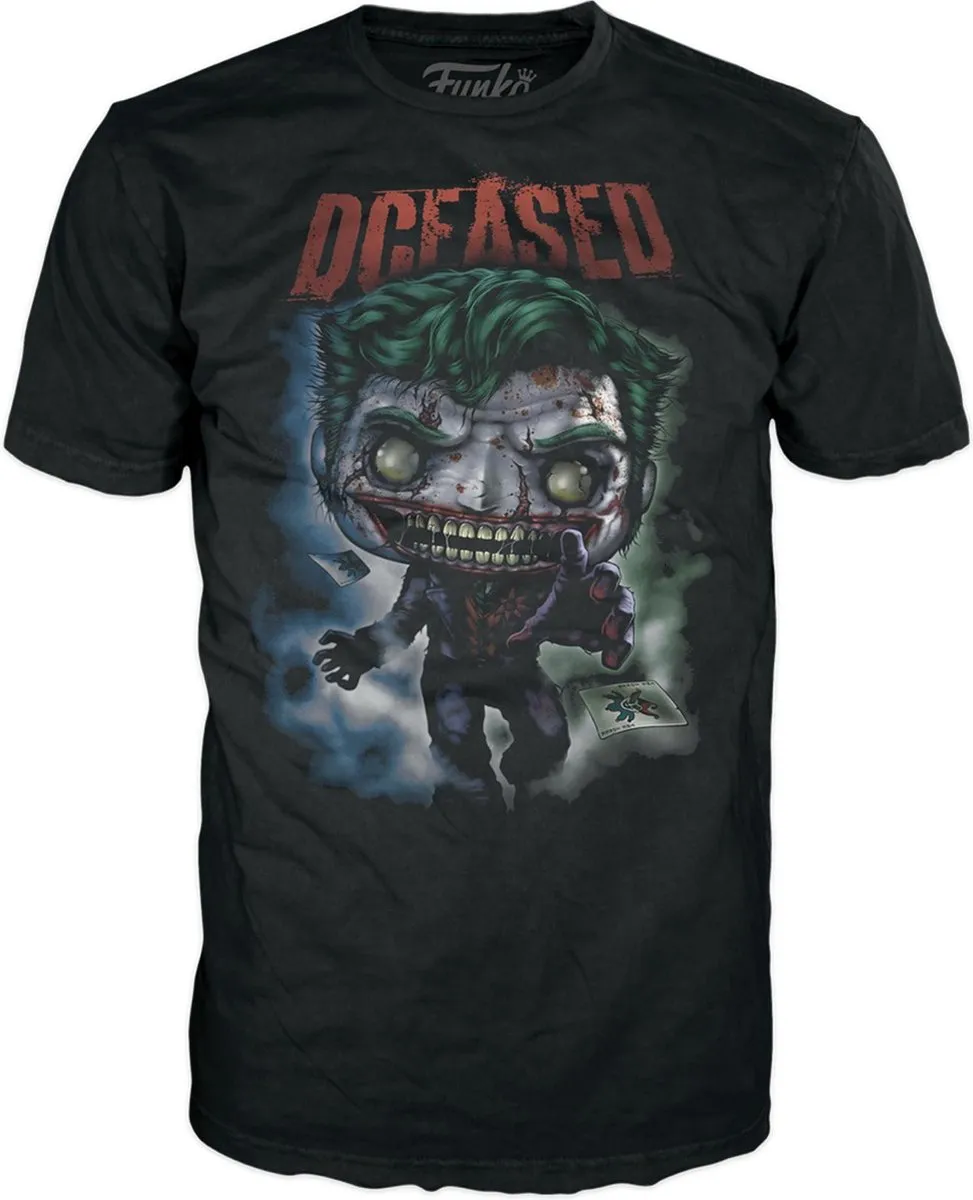 Funko Pop! Tee Box DC Comics Joker DCeased Blacklight Exclusive - Maat M