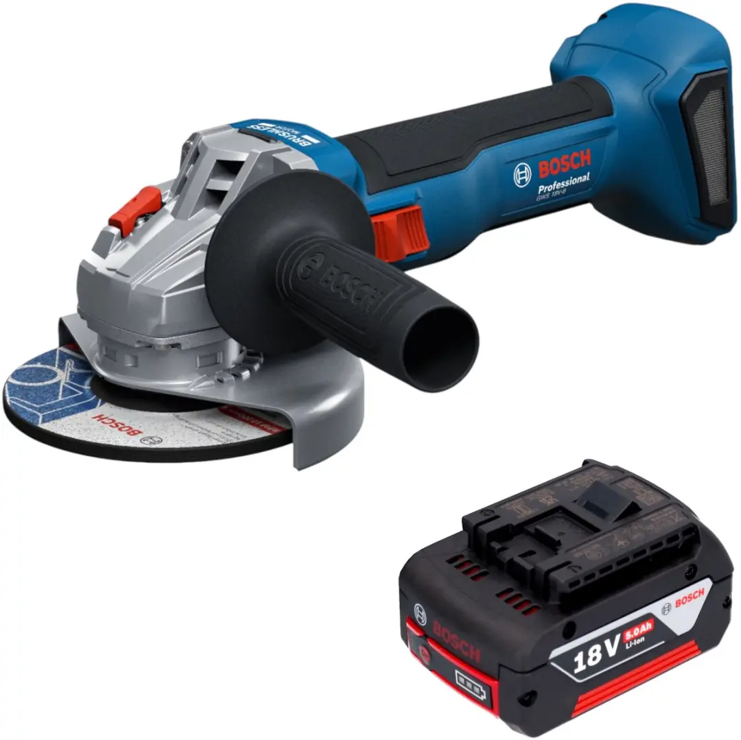 Bosch Professional GWS 18V-8 Accu-haakse slijper 125mm