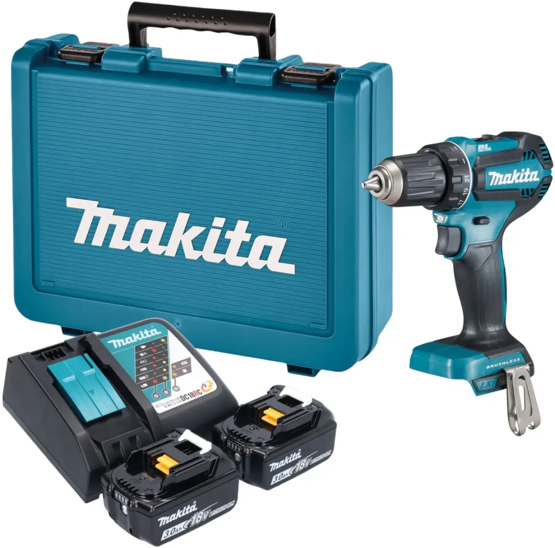Makita DDF485RFE Accuboormachine 18V 50Nm Borstelloos