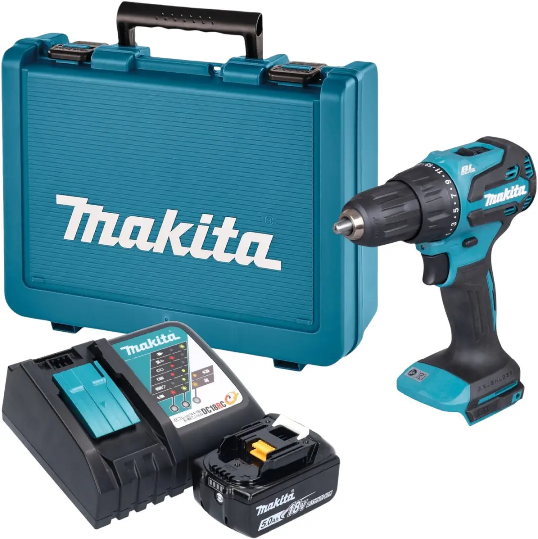 Makita DHP490RT1E Accu-slagboormachine 18V 65Nm