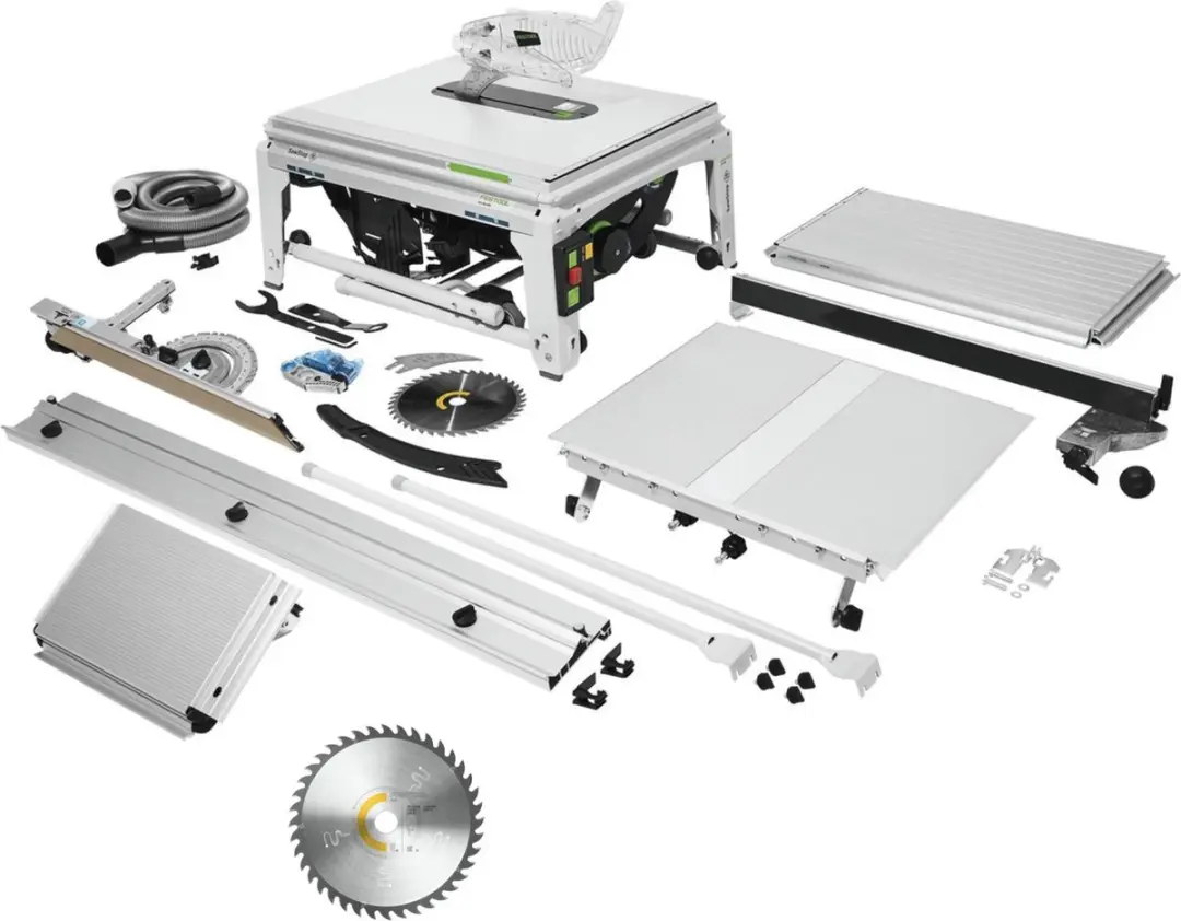 Festool TKS 80 EBS Tafelzaag Set - 2200W - 254mm + W40 Zaagblad