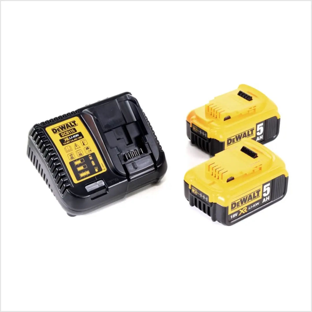 DeWalt DCP 580 P2 Accuschaafmachine 82mm - 2x 5.0Ah Accu