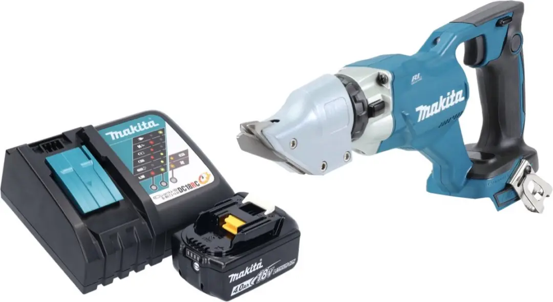 Makita DJS200RM1 Plaatschaar 18V - 2.0mm Borstelloos - 4.0Ah + Lader