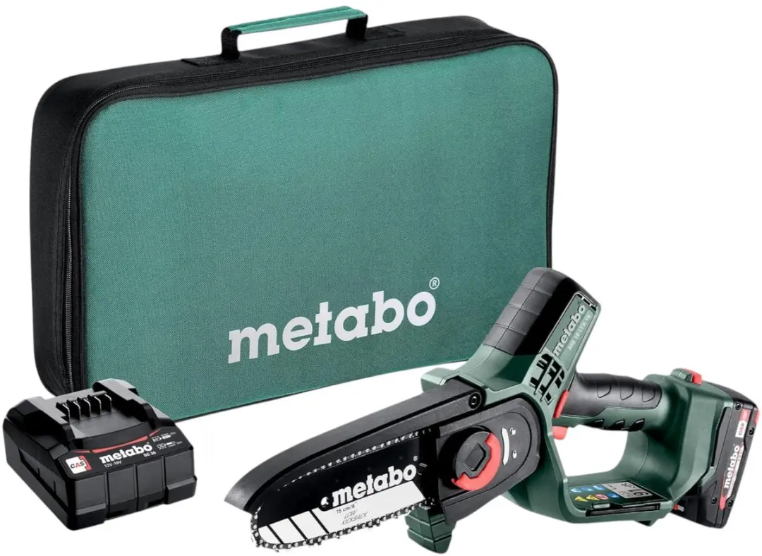 Metabo MS 18 LTX 15 Accu-Houtzaag 15cm - 2,0Ah + Oplader + Tas