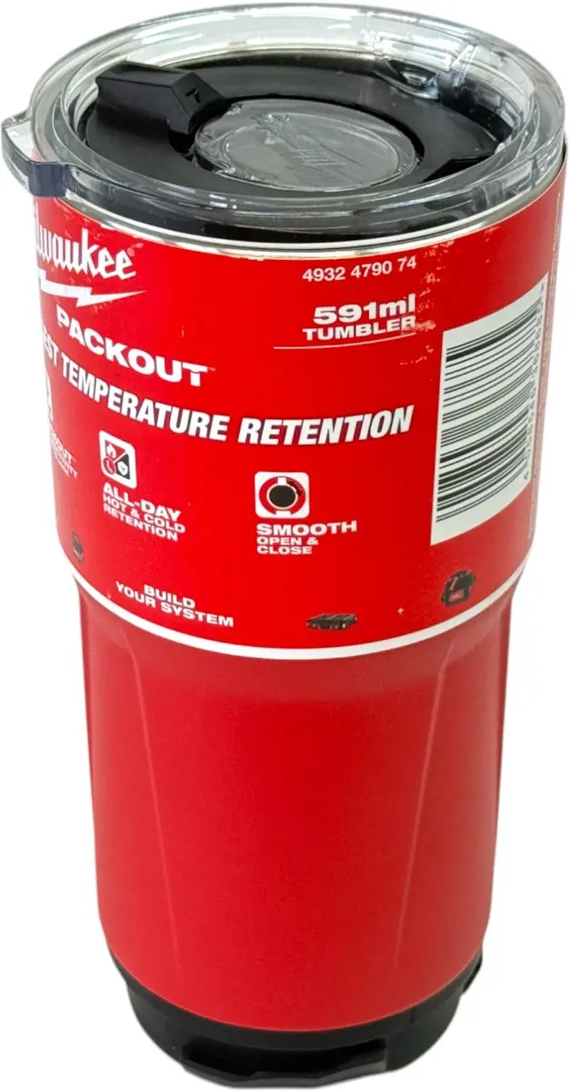 Milwaukee PACKOUT Thermosbeker 887ml - Rood