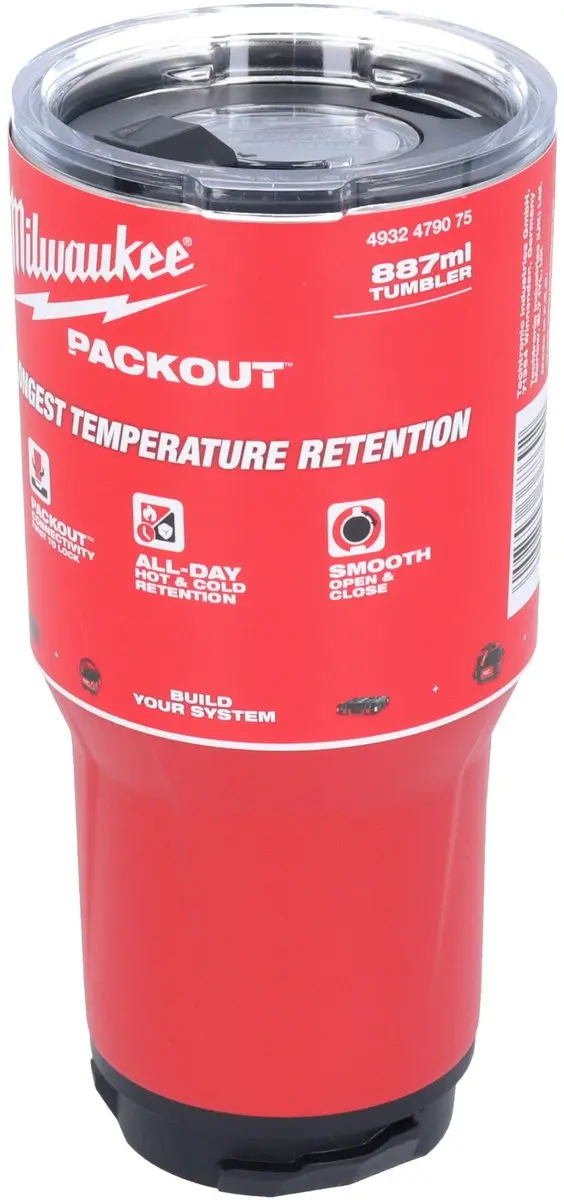 Milwaukee PACKOUT Thermosbeker 887ml - Rood