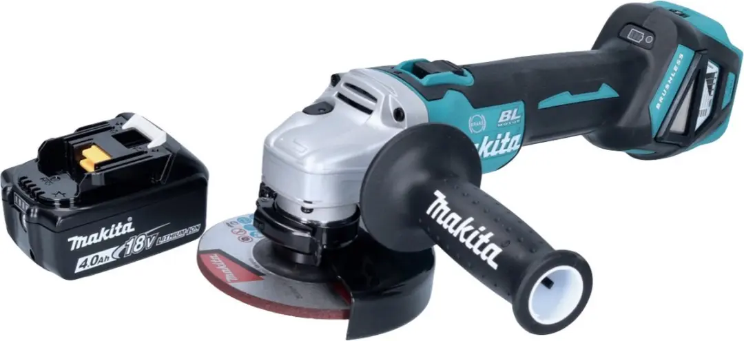Makita DGA 513 M1 Accu Haakse Slijper 18V 125mm - 4.0Ah