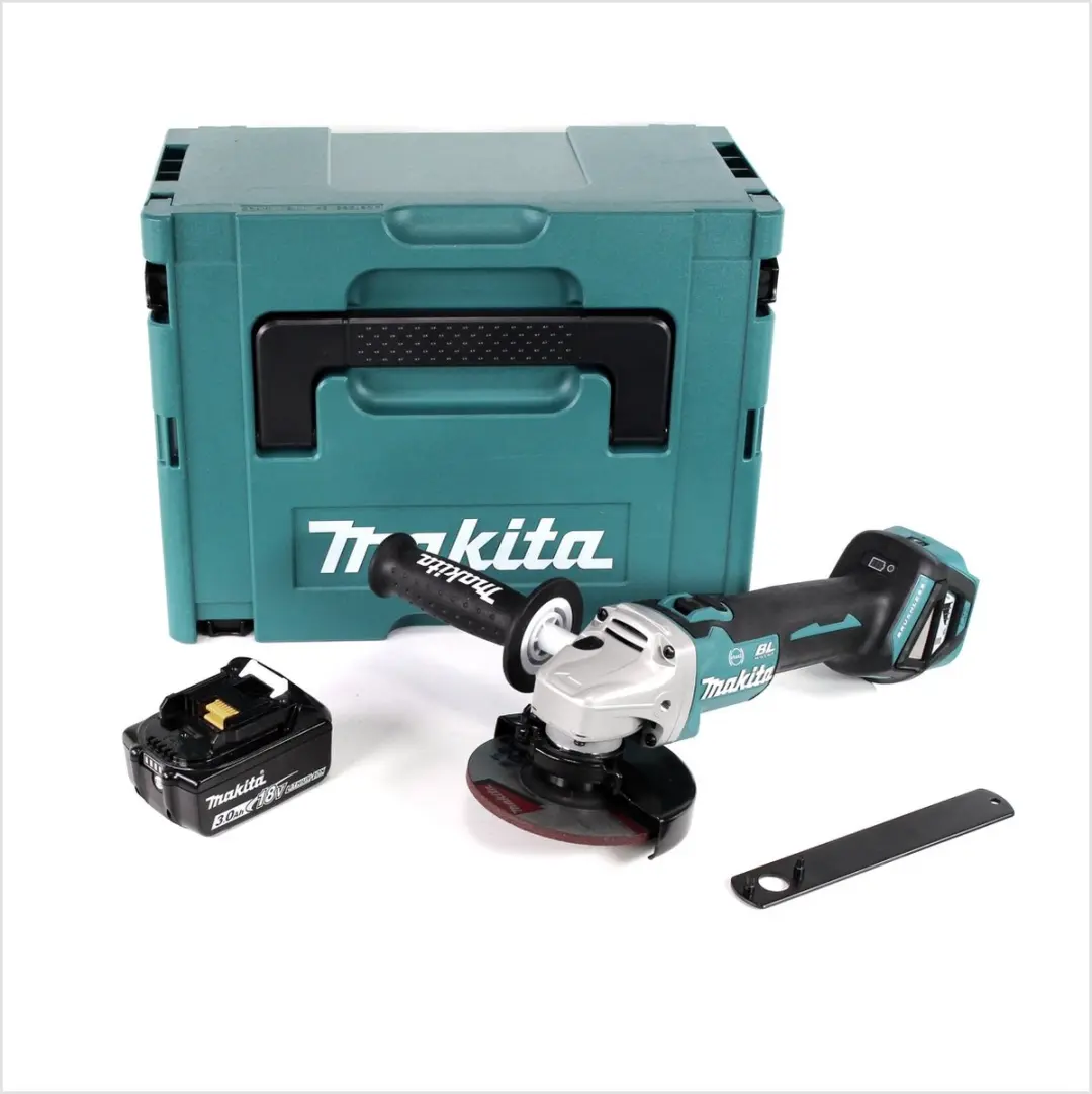 Makita DGA 513 F1J Haakse Slijper 18V 125mm - 3.0Ah Accu