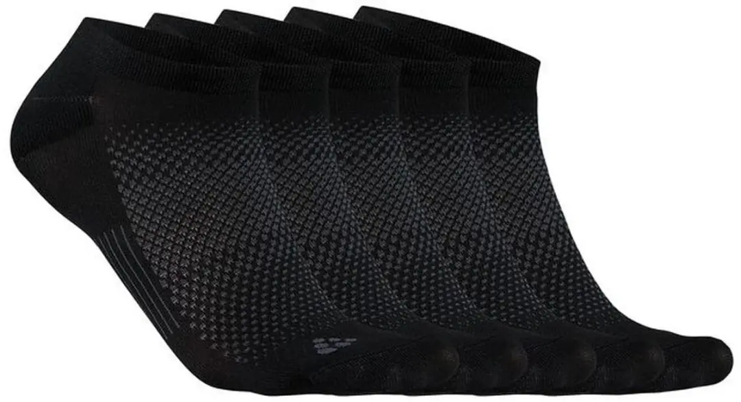 Craft CORE Dry Footies 1916103 - 5 Stuks - Zwart