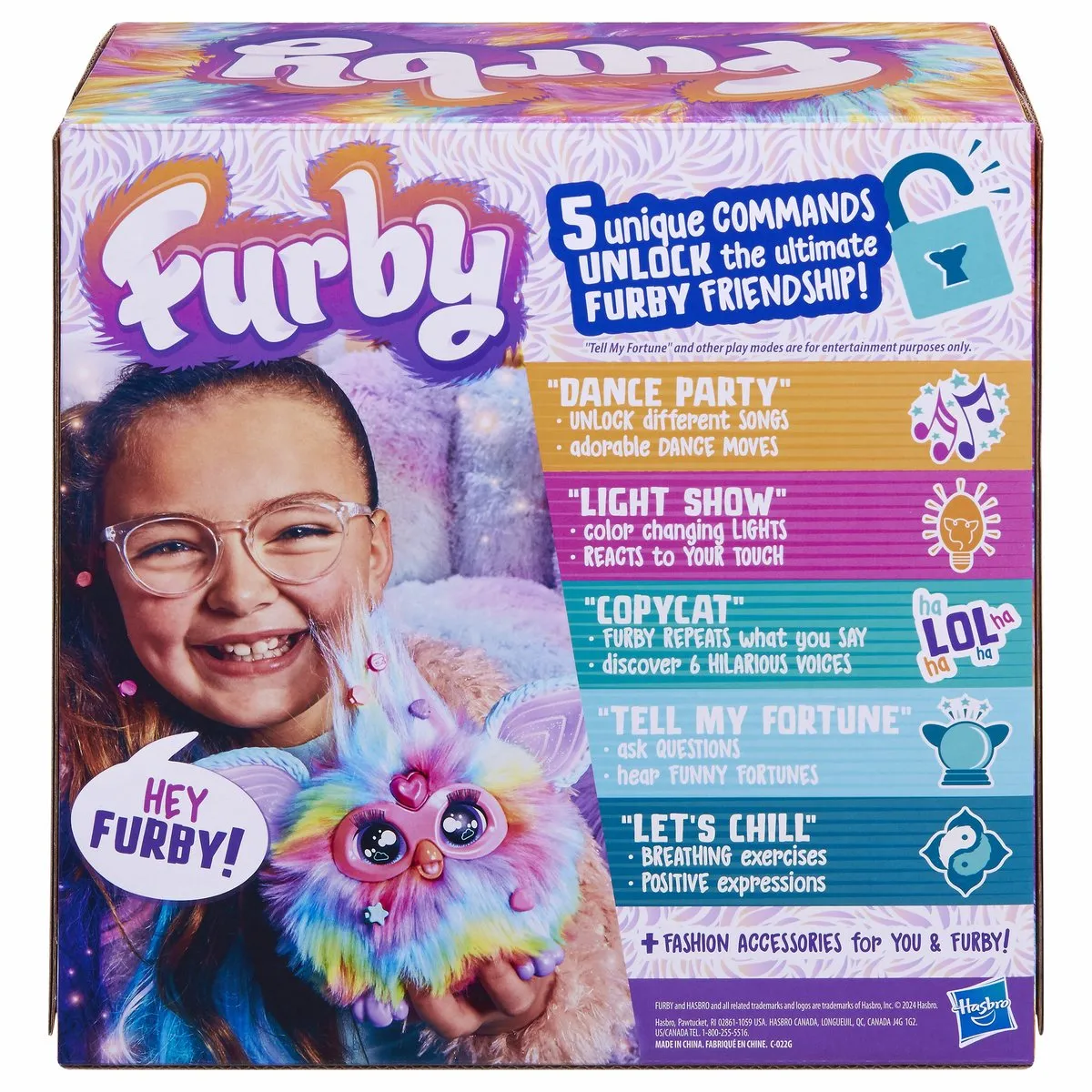 Hasbro Furby Tie Dye - Meerkleurig - afbeelding 3 van 6