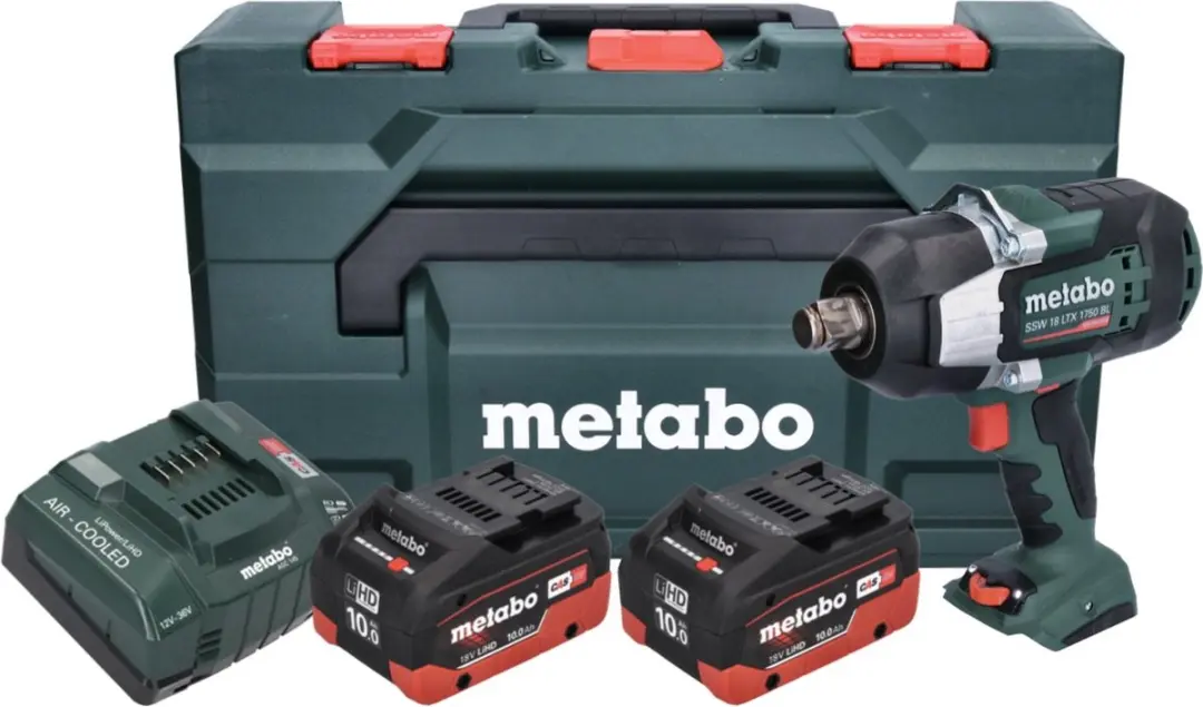 Metabo SSW 18 LTX 1750 Accuslagmoersleutel - 1750 Nm - 18V - 3/4" - 2x 10.0 Ah