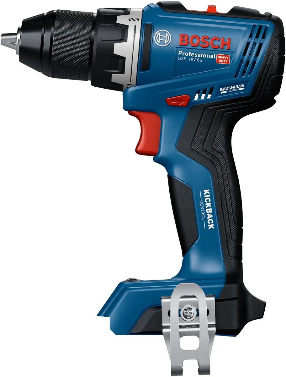 Bosch Professional GSR 18V-65 Accuboormachine - 63 Nm Borstelloos - 3x Accu 2,0 Ah