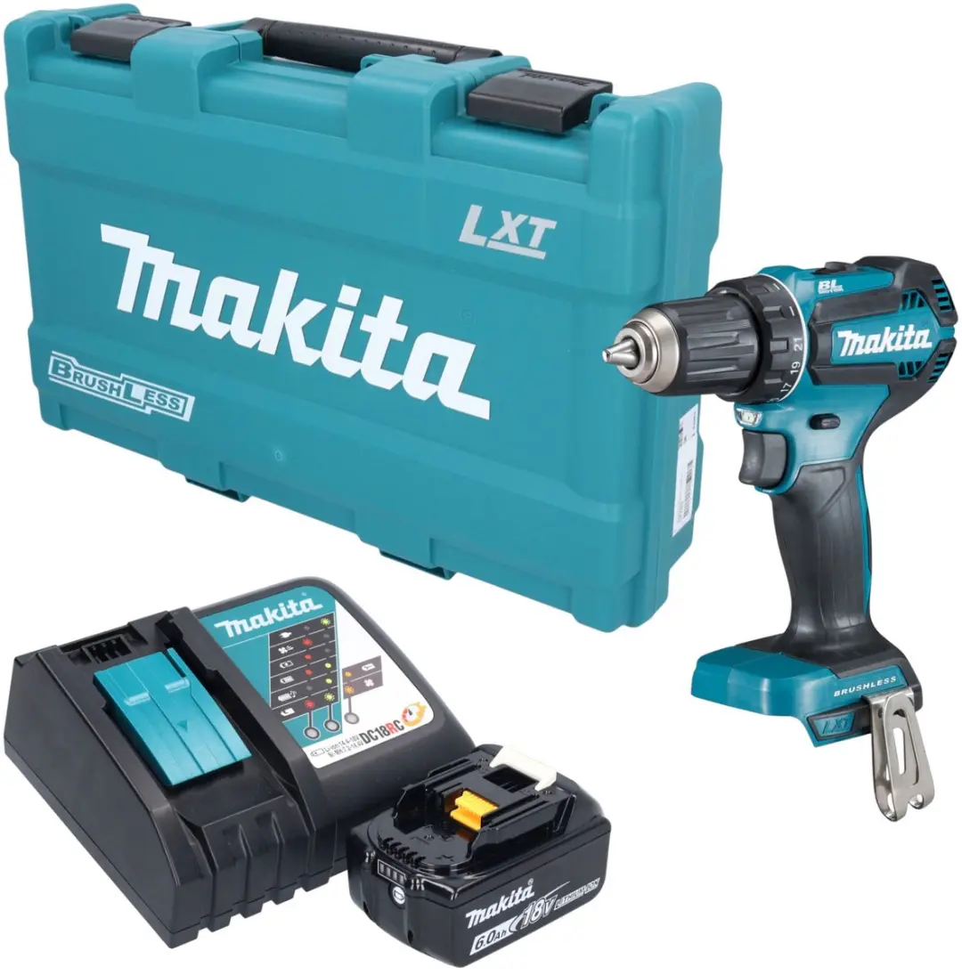 Makita DDF485RG1K Accuboormachine 18V 50Nm Borstelloos