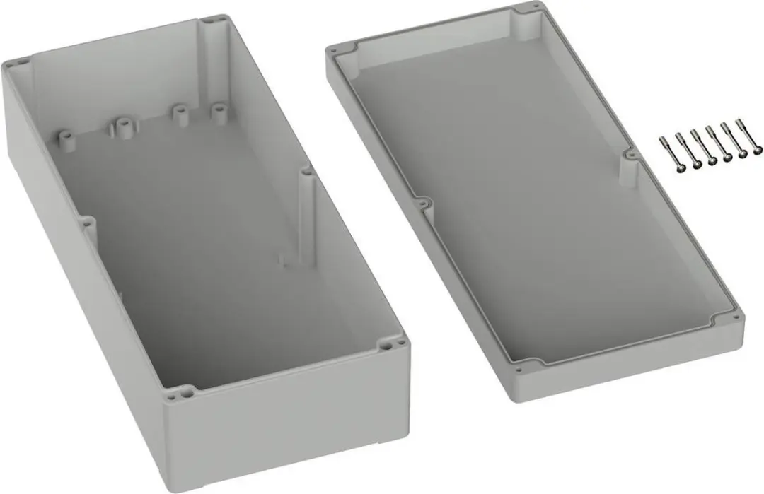 Tru Components TC-9065568 Outdoorbehuizing - 360x160x100mm Polycarbonaat Grijs-wit