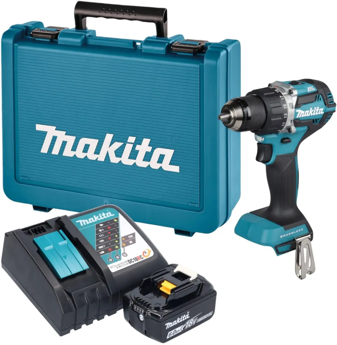 Makita DDF484RG1E Accu-boorschroevendraaier 18V 54Nm