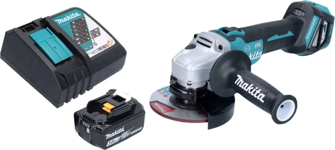 Makita DGA 513 RF1 Haakse Slijper 18V - 125mm - 3.0Ah